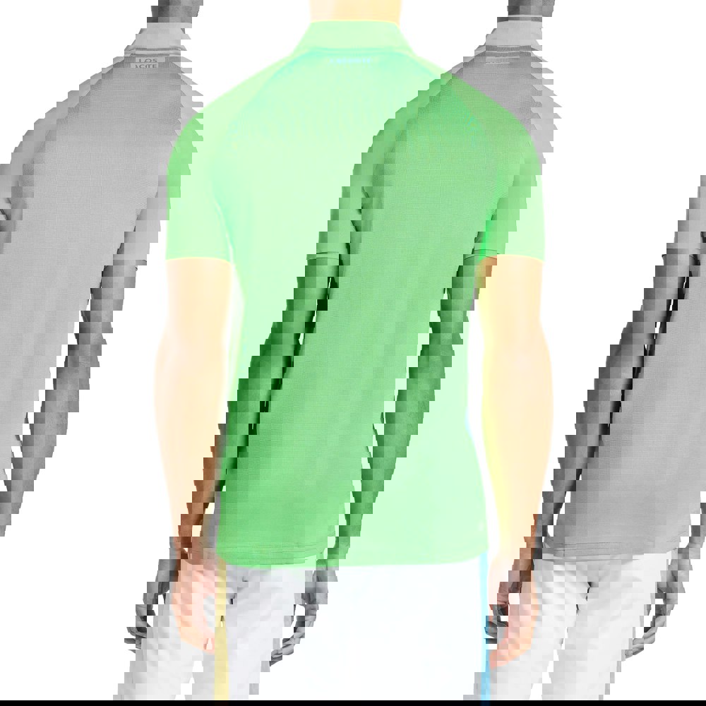 Lacoste Mens Novak Djokovic Regular Tennis Polo Shirt - Green