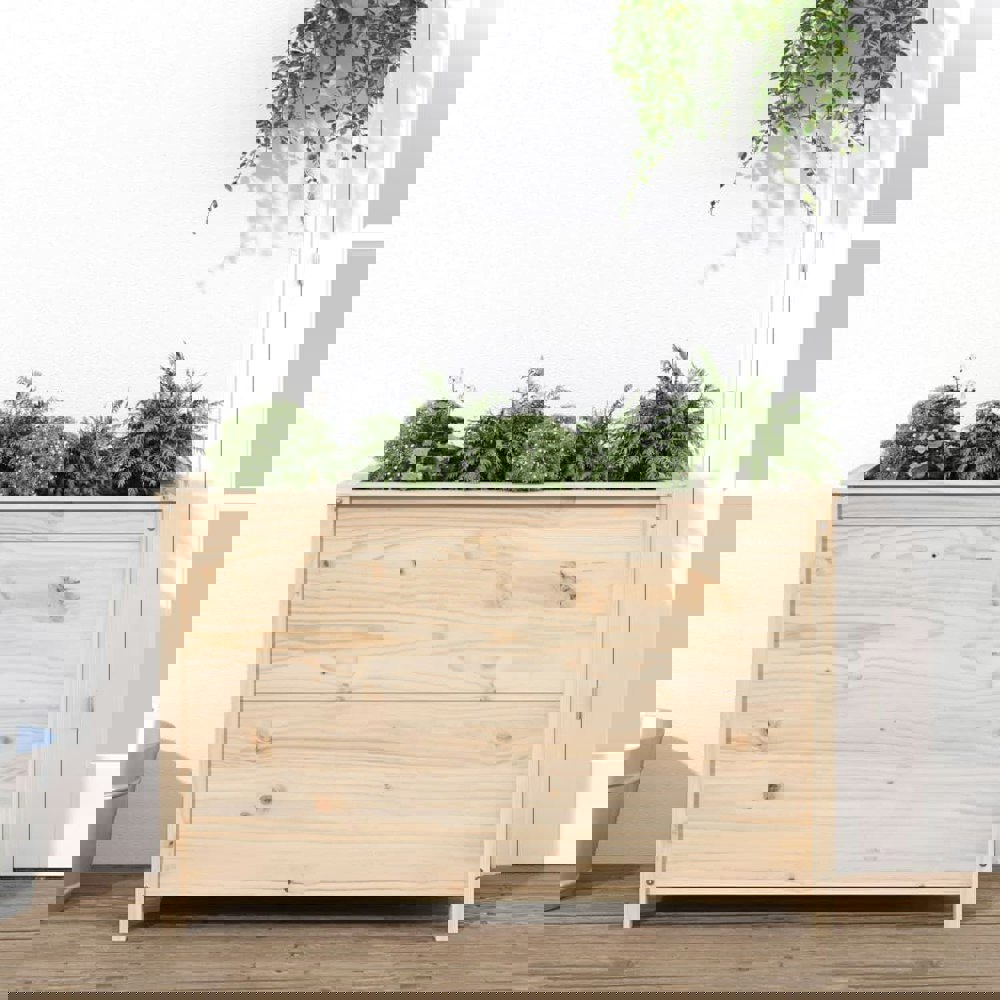 Berkfield Garden Raised Bed 119.5x40x78 cm Solid Wood Pine