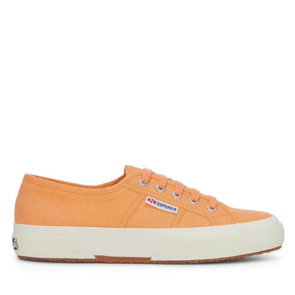 Superga Unisex Adult 2750 Cotu Classic Vegan Trainers - Melon Orange/Avorio