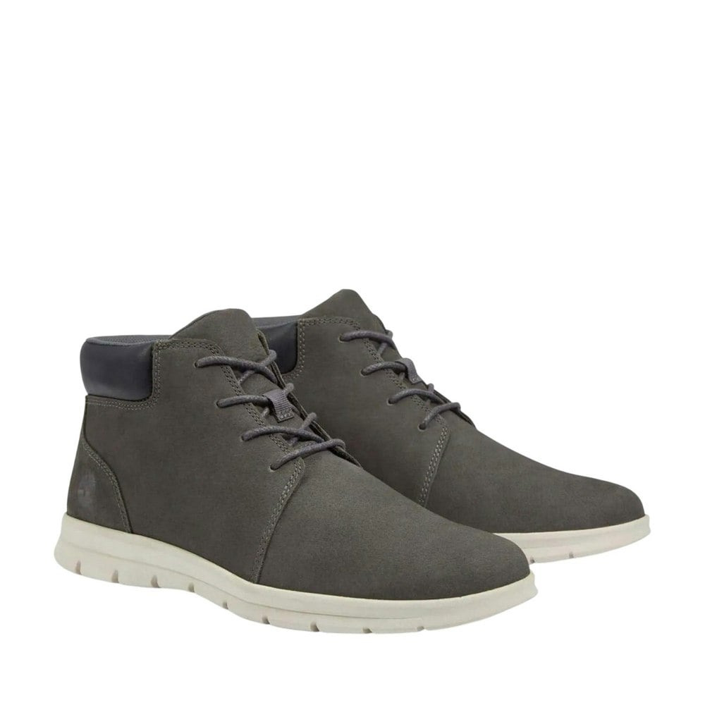 Timberland Mens Graydon Basic Leather Lace Up Ankle Boots - Grey