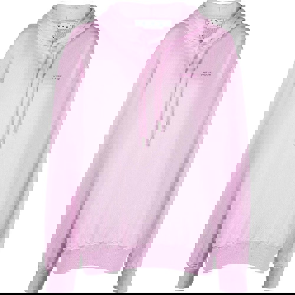 Off-White Diag Regular Fit Lilac Purple Hoodie XXS