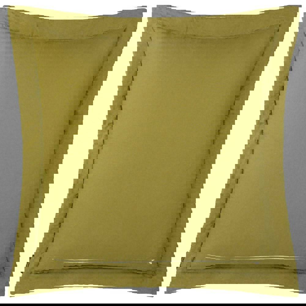 Paoletti Palmeria Velvet Quilted Cushion Cover - Moss
