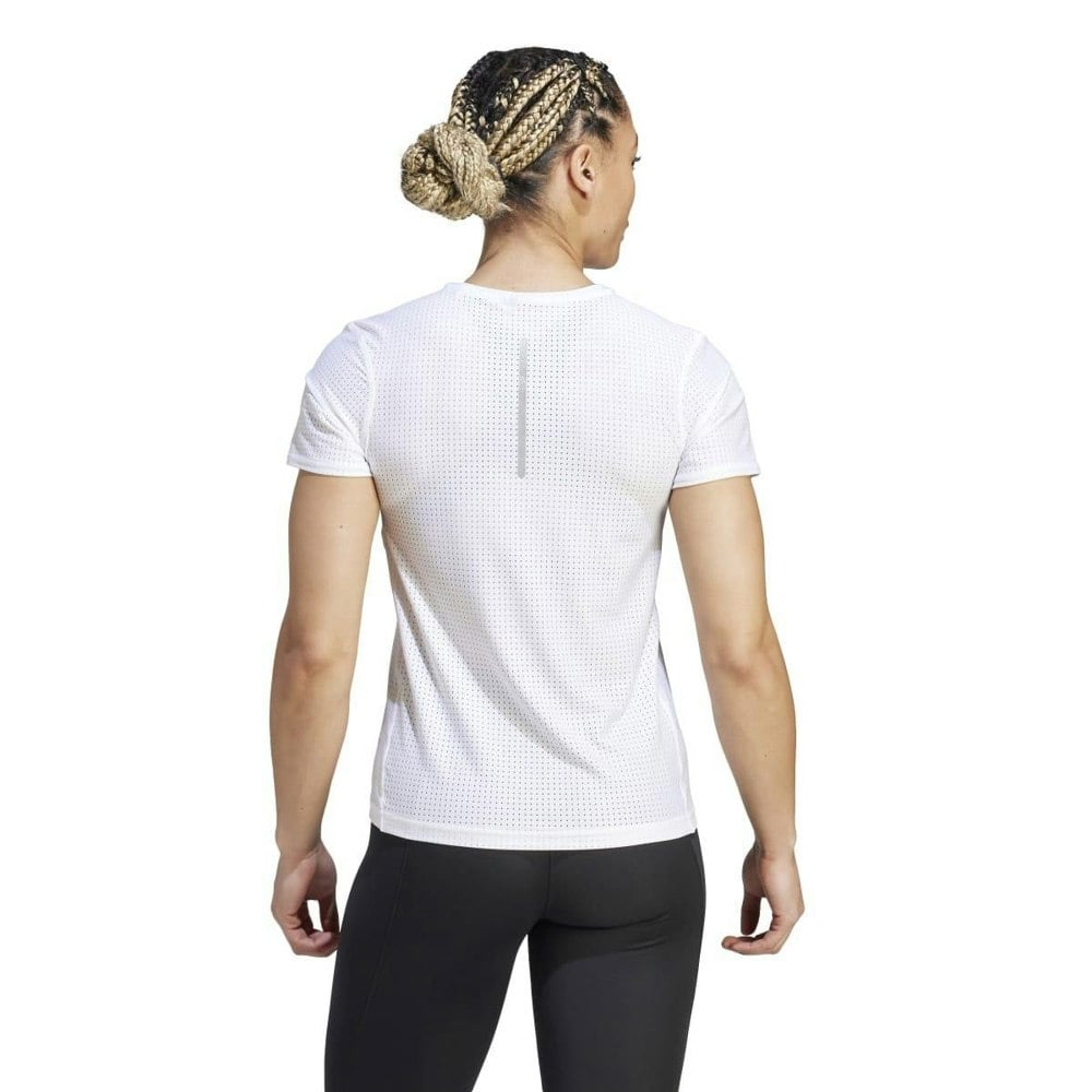 Adidas Womens Fast Running T-Shirt - White