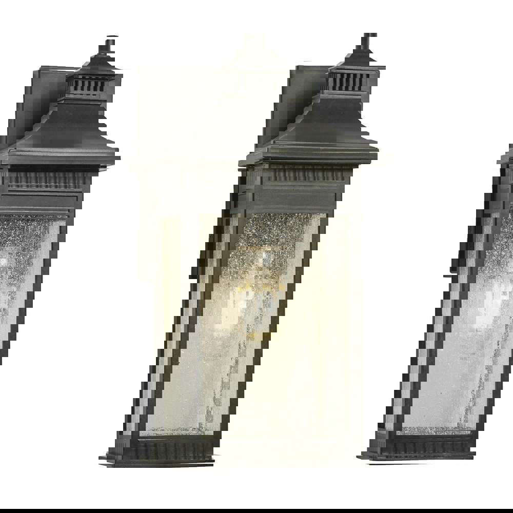 Outdoor IP44 Wall Light Imperial Bronze LED E27 60W d02284 Loops