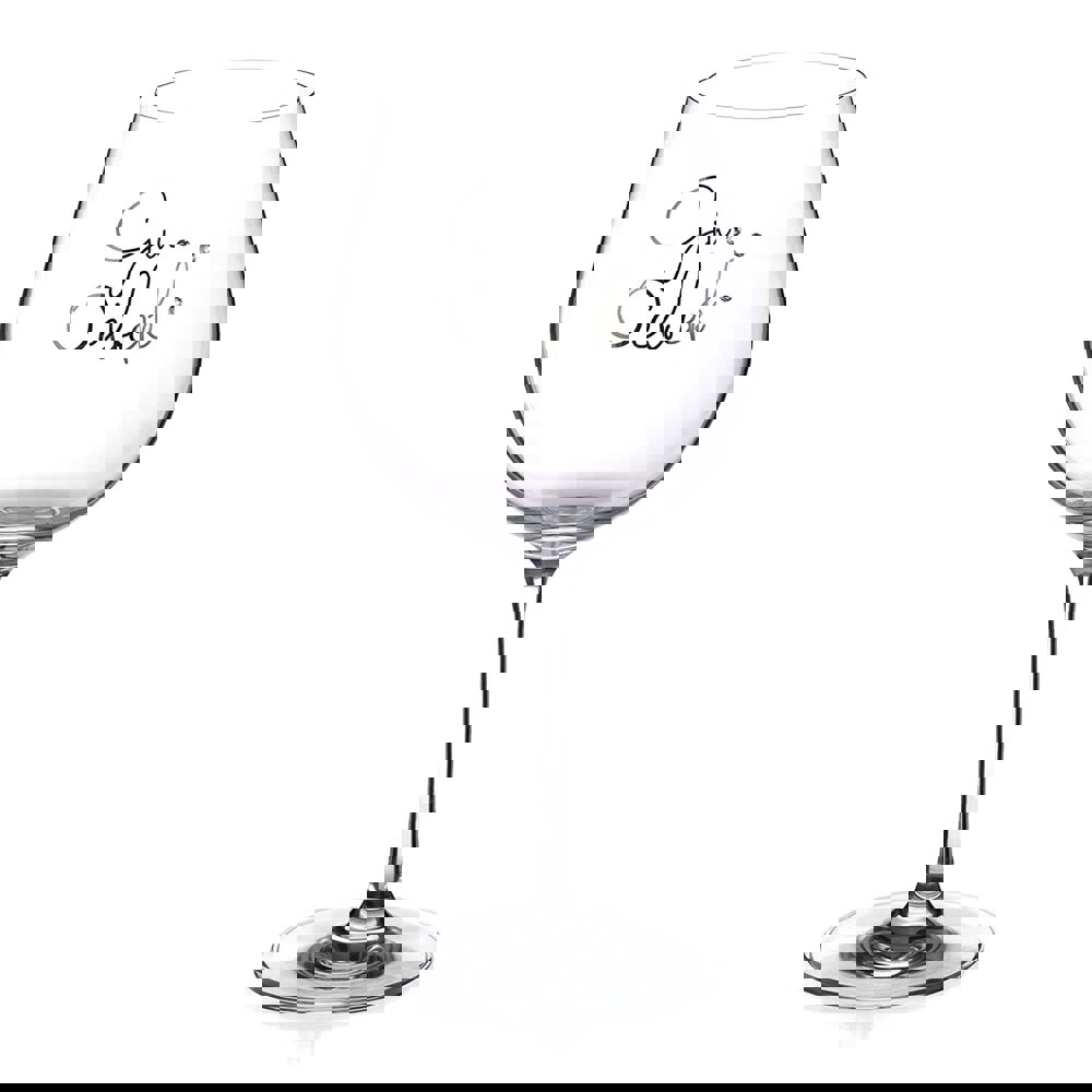 Diamante Gin o'clock Gin Glass Adorned with Crystals by Swarovski®