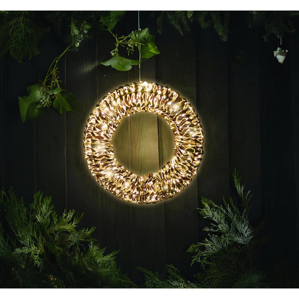 Scotts of Stow GoldTwist Wreath 40cm LV