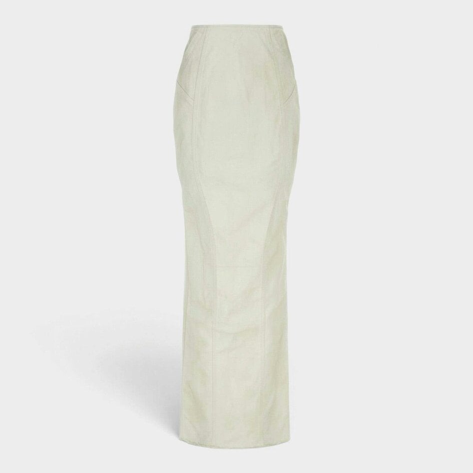 Entire Studios Channel Skirt Bone White
