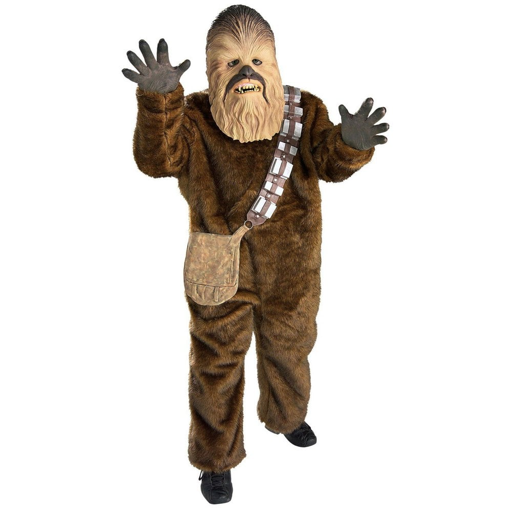 Star Wars Childrens/Kids Super Deluxe Chewbacca Costume - Brown