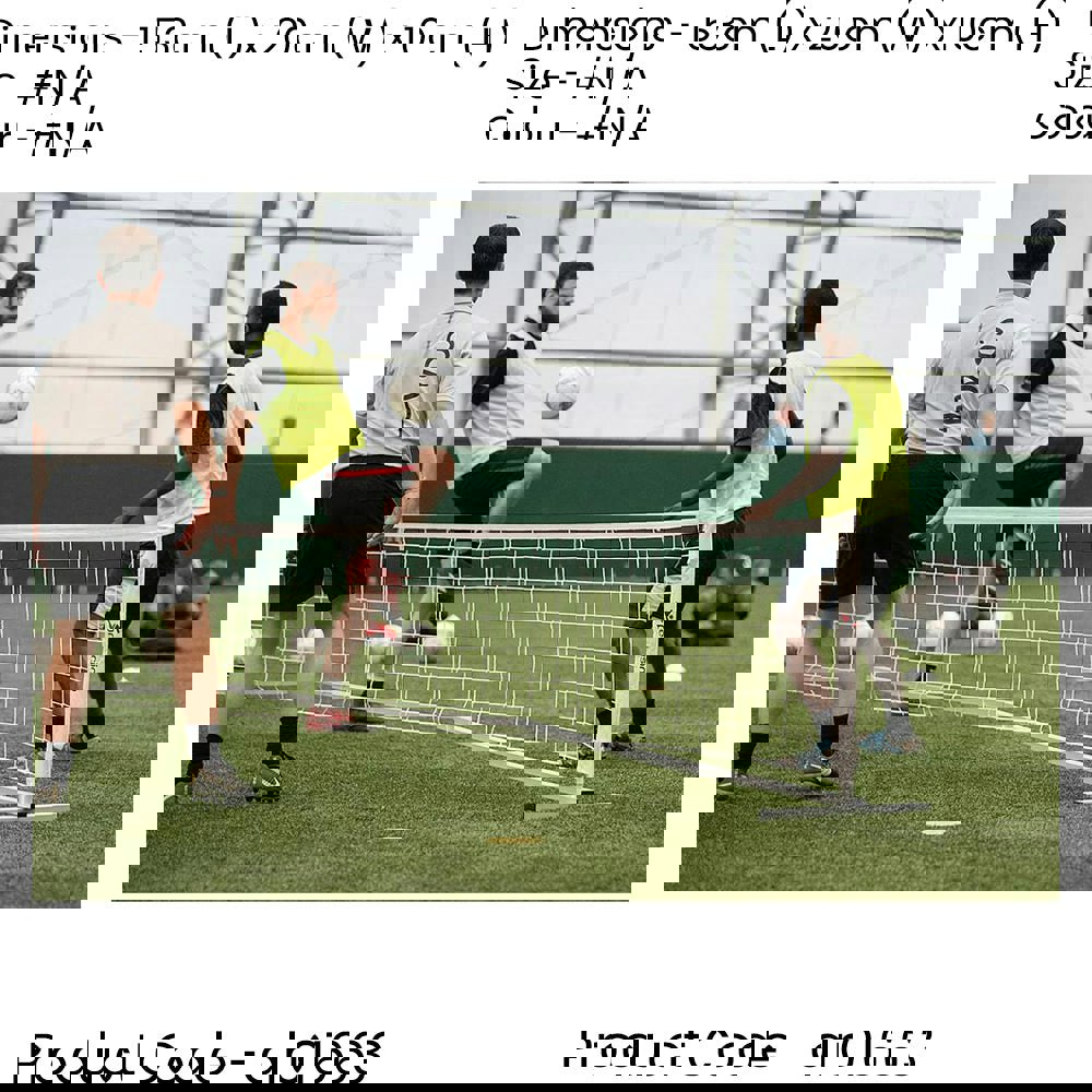 6m x 1m Football Tennis Training Net Garden Pitch Mini Game Skill Touch Control