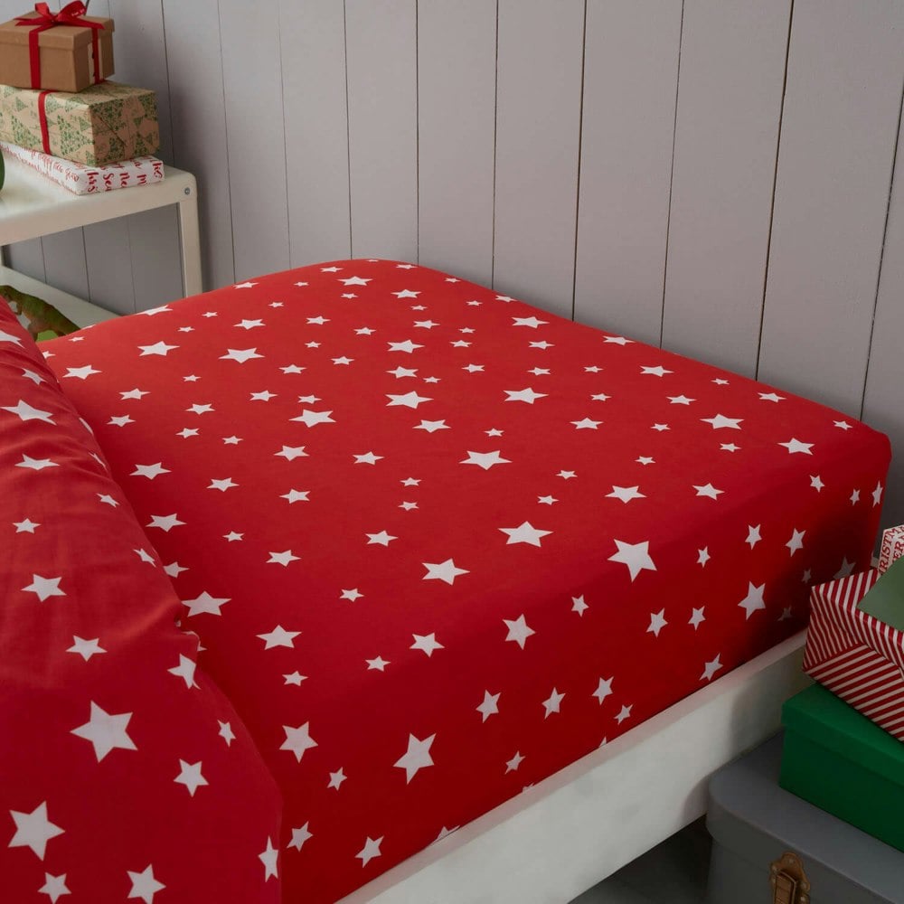 Festive Dinosaur Christmas Fitted Sheet - Happy Linen Company