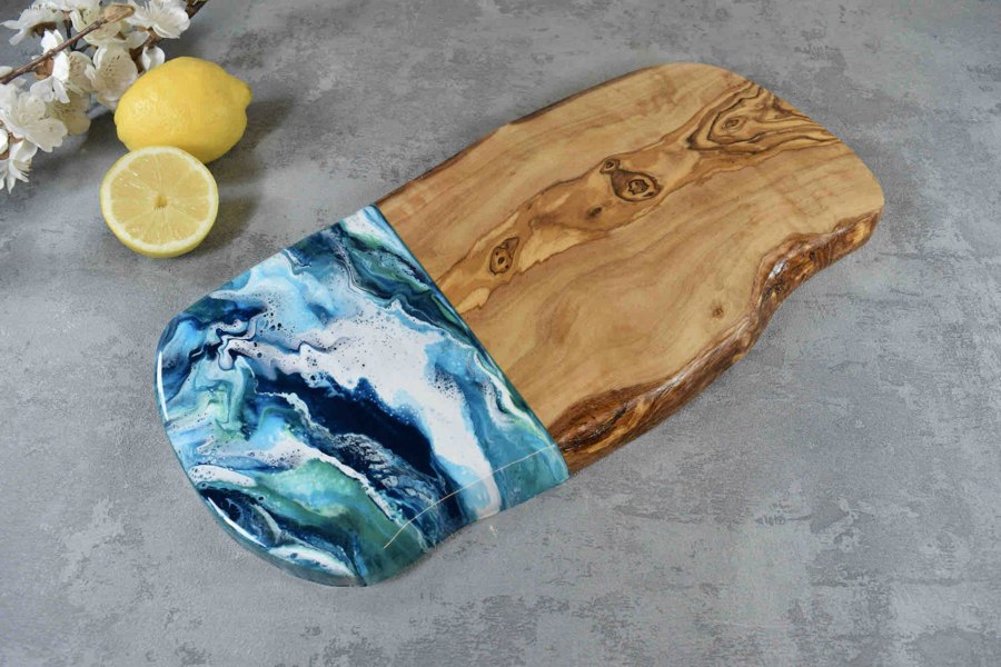 Chopping Board with Resin Art 40cm