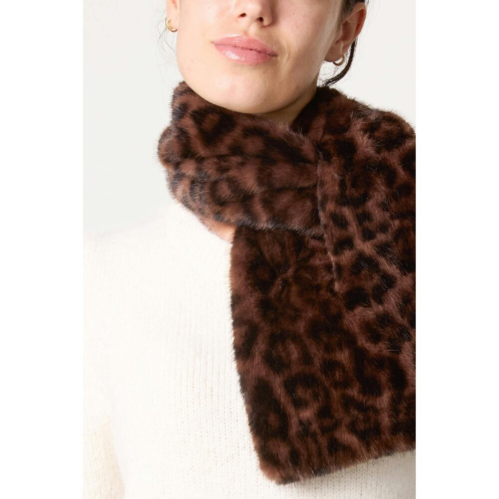 Blue Vanilla Faux Fur Scarf