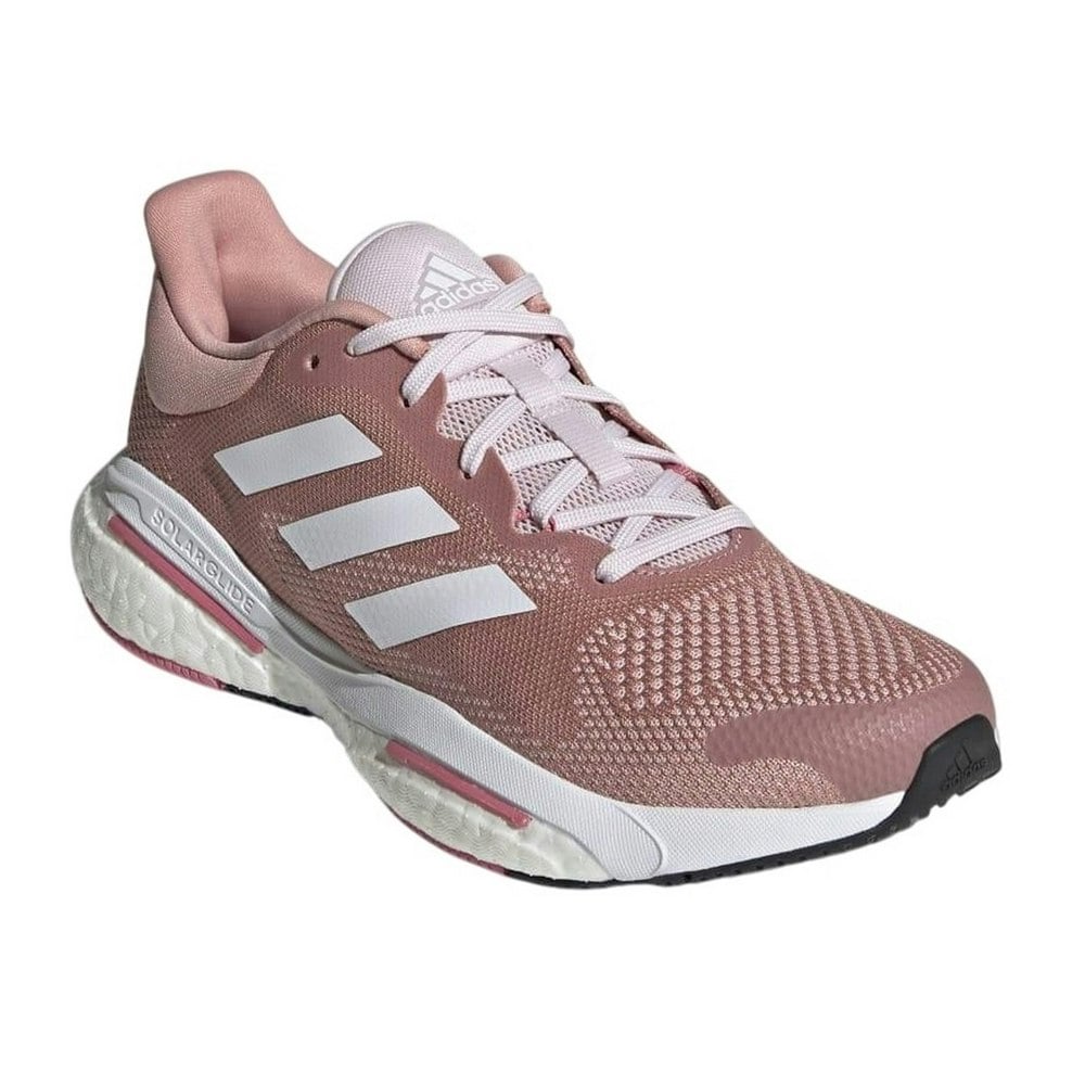 Adidas Womens Solarglide 5 Running Trainers - Pink/White