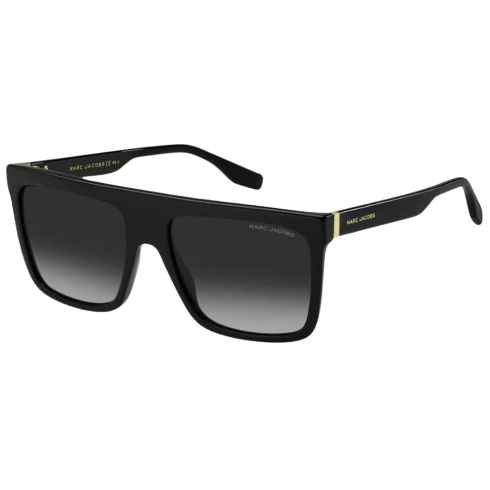Marc Jacobs Black Framed Dark Grey Lens Sunglasses One Size