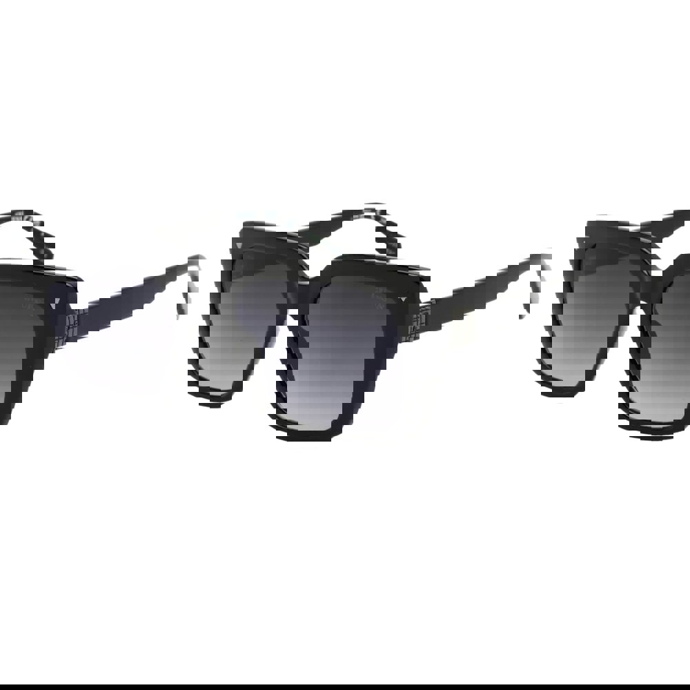 Guess Gradient Smoke Lens Shiny Black Framed Sunglasses
