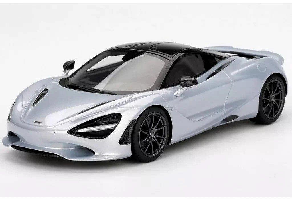 MCSlots McLaren 750S Ice Silver 1:18 Scale Topspeed TS0546