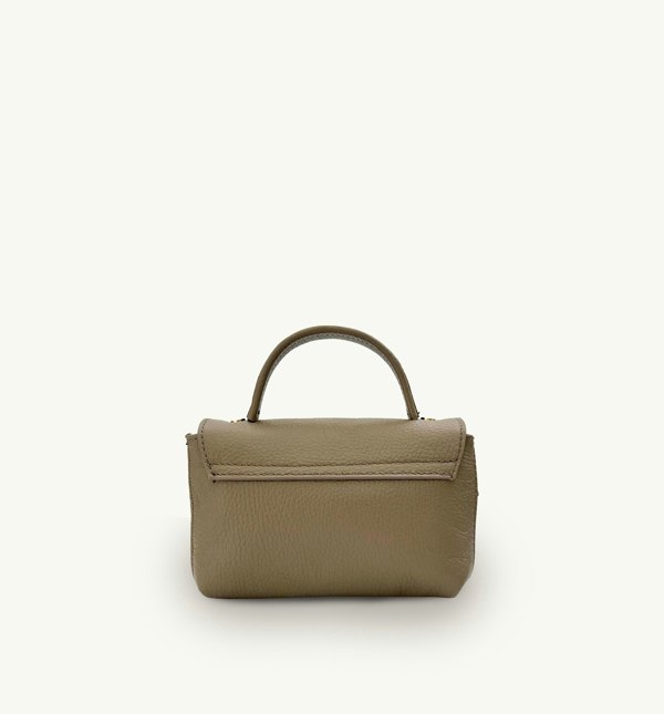 Apatchy London The Rachel Leather Bag - Mushroom