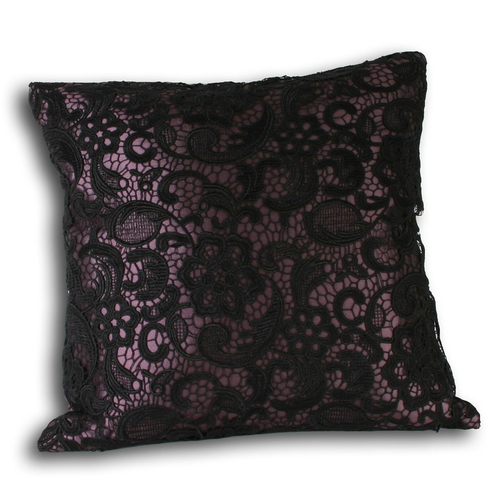 Riva Home Macrame Cushion Cover - Amethyst