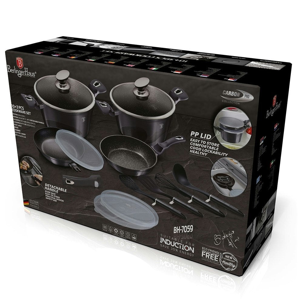 Berlinger Haus 13-Piece Cookware Set Berlinger Haus BH-7059 Carbon Pro Collection