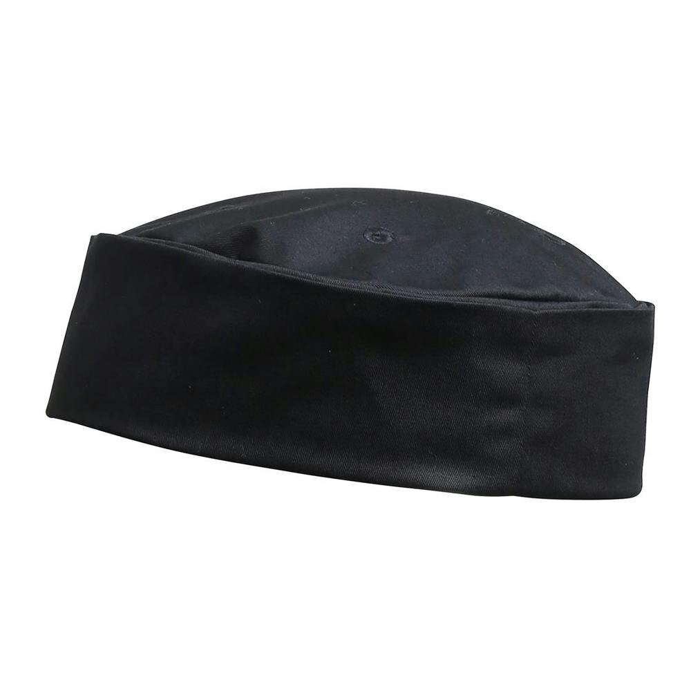 Premier Unisex Adult Turn Up Chef Hat - Black - Black