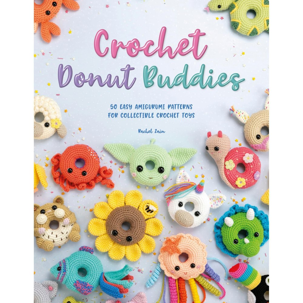 David & Charles Crochet Donut Buddies: 50 easy amigurumi patterns for collectible crochet toys