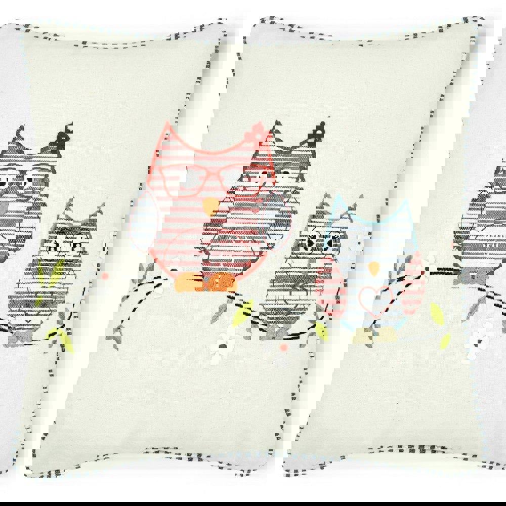 Intimates Fun Ditsy Owl Cushion - 43cm x 43cm