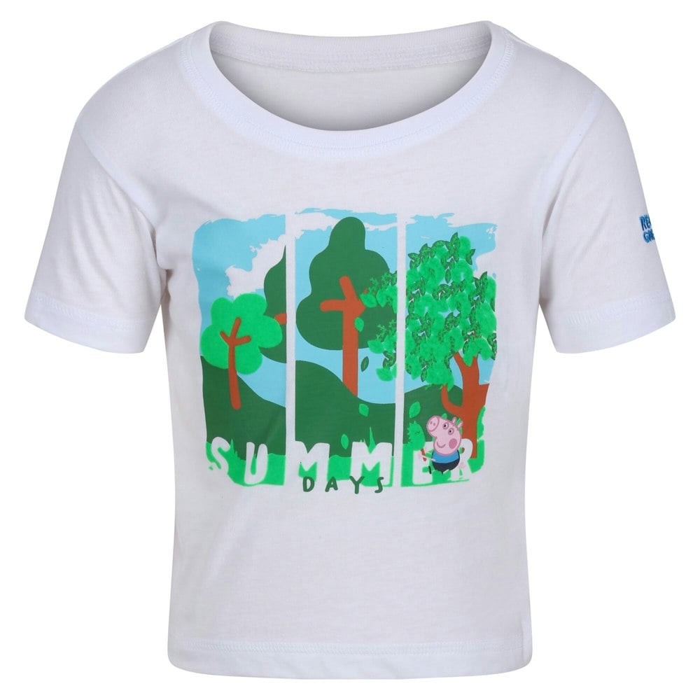 Regatta Kids Peppa Pig Short-Sleeved T-Shirt - White