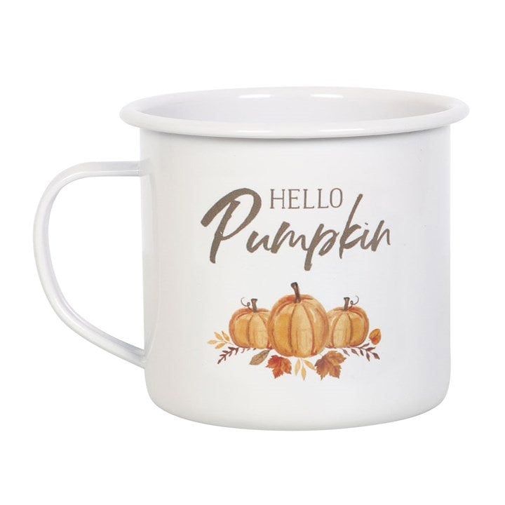 Serano Hello Pumpkin Enamel Mug