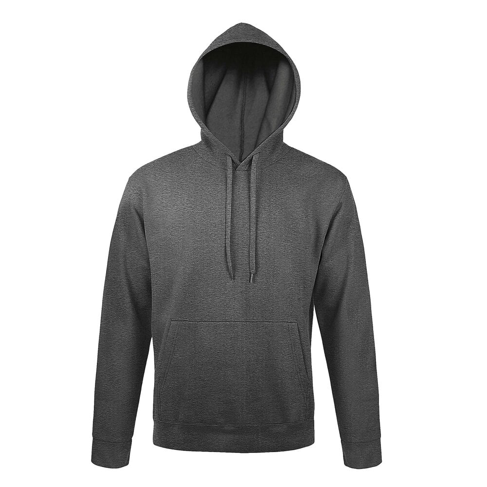 SOLS Snake Unisex Hooded Sweatshirt / Hoodie - Charcoal Marl - Charcoal Marl - 50% Cotton/50% Polyester