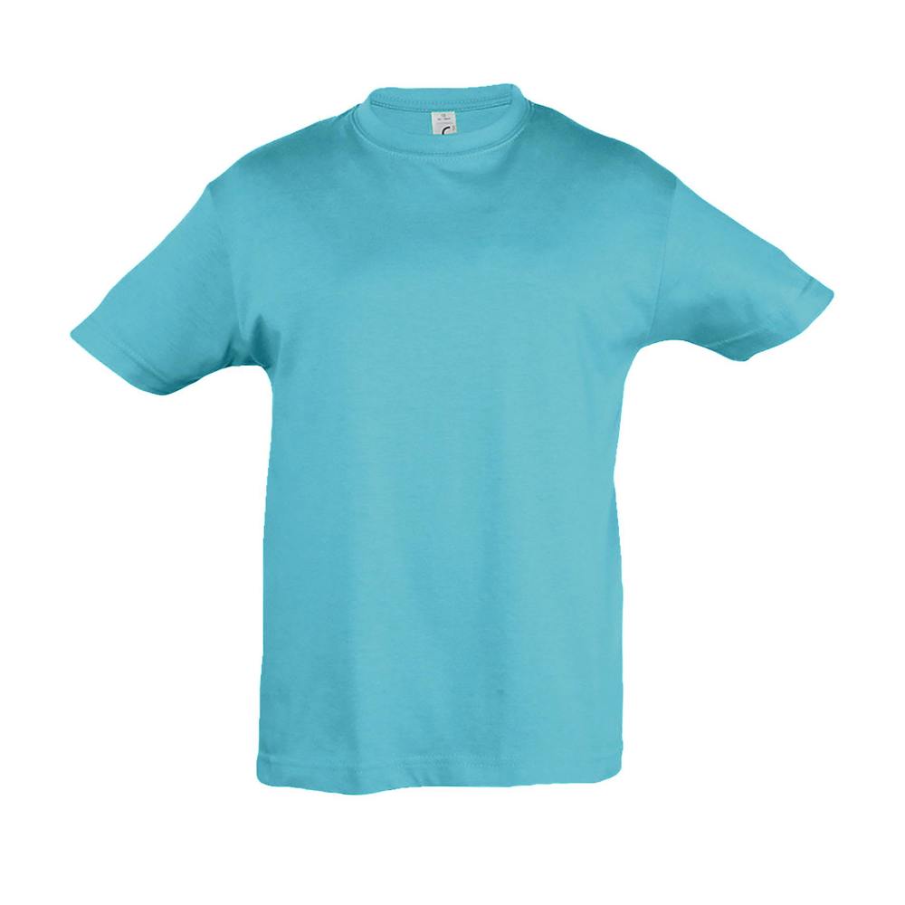 SOLS Kids Regent Short Sleeve T-Shirt - Blue Atoll - Blue Atoll - 100% Cotton