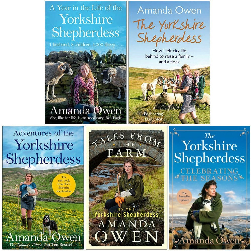 The Yorkshire Shepherdess Series 5 Book Set by Amanda Owen