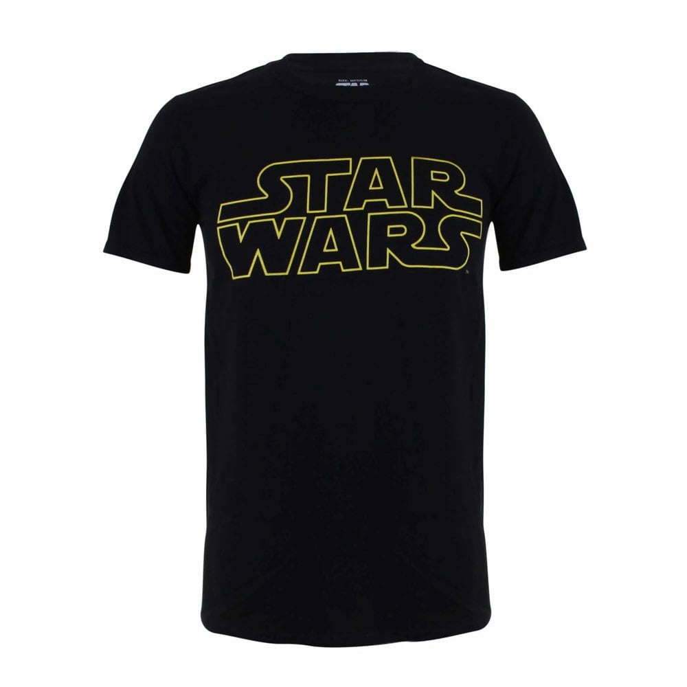 Star Wars Mens Logo T-Shirt - Black