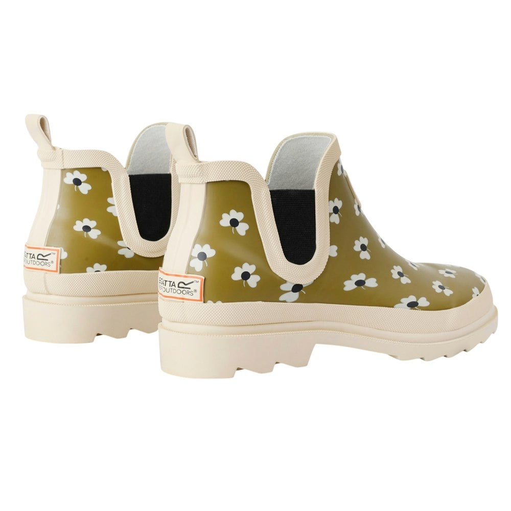 Regatta Women's Orla Kiely Clover Mid Cut Wellington Boots - Olive