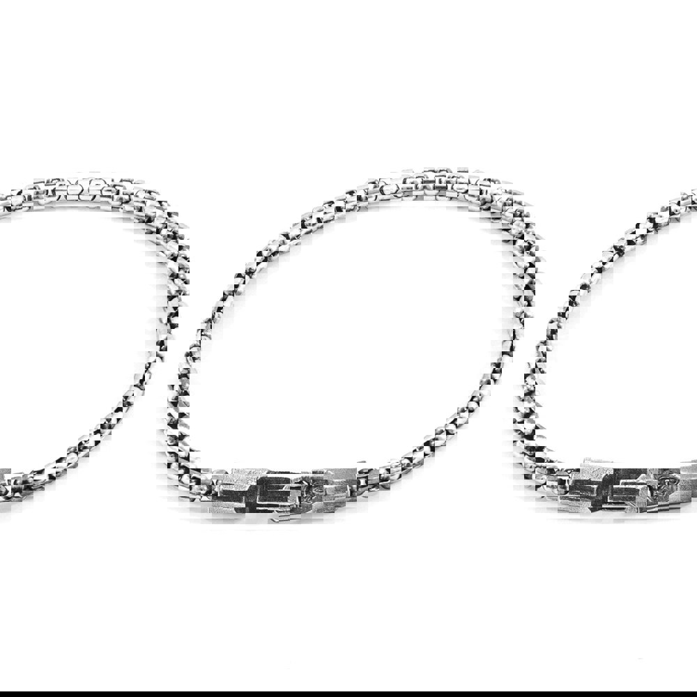 Anchor & Crew Talbot Mooring Silver Chain Bracelet
