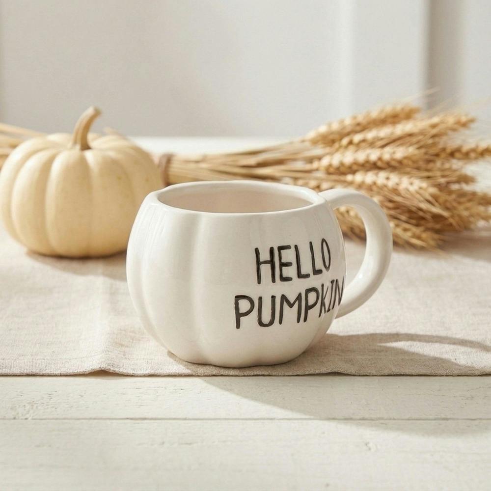 Garden Greatness Seasonal Hello Pumpkin Decorative Mug