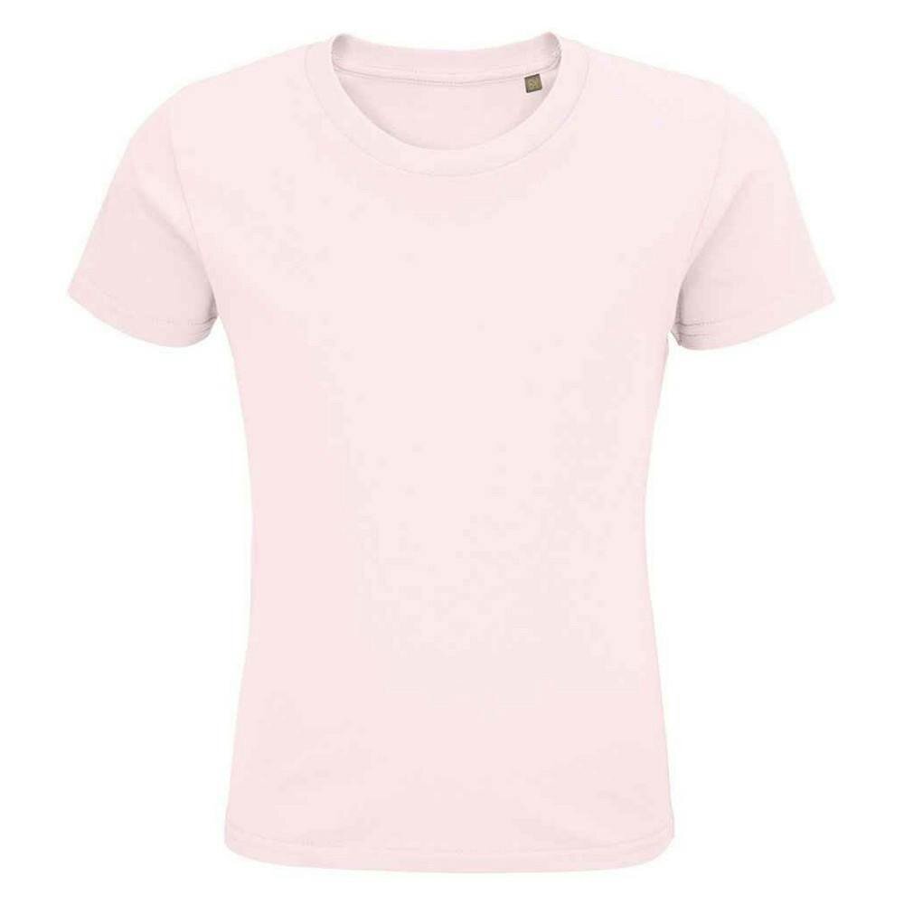 SOLS Childrens/Kids Pioneer Organic T-Shirt - Pale Pink - Pale Pink - 100% Organic Cotton