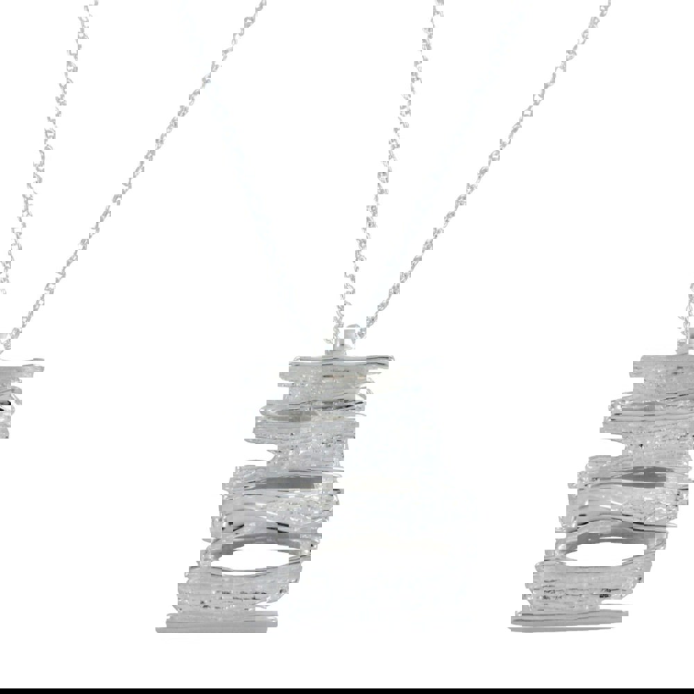 Sterling Silver Flakiest Pendant - Reeves & Reeves
