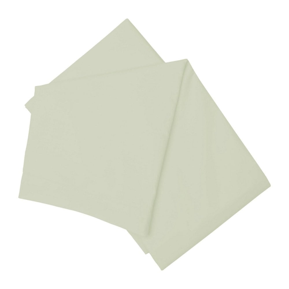 Belledorm Easycare Percale Flat Sheet - Green Apple