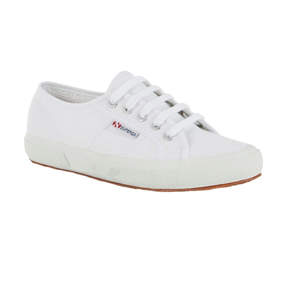 Superga Plain Cotton Shoe Laces - White