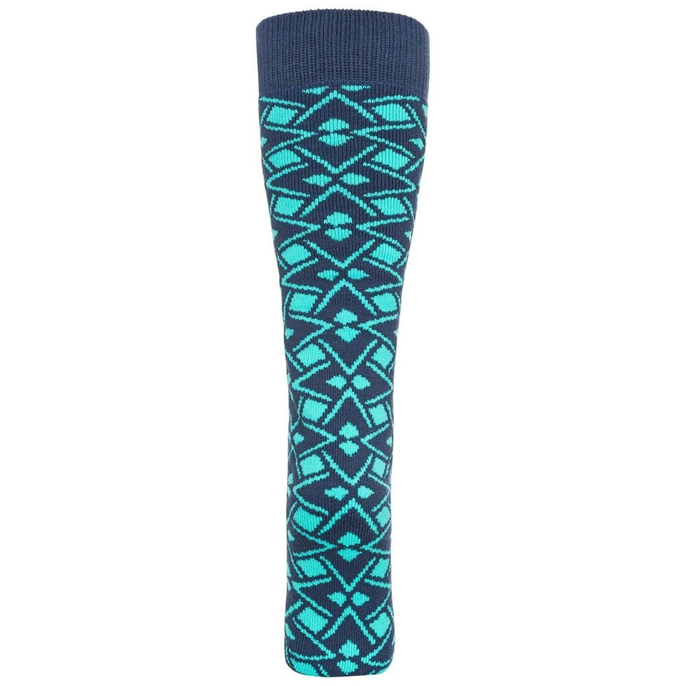 Trespass Womens/Ladies Marci Ski Socks - Lagoon Geo Print