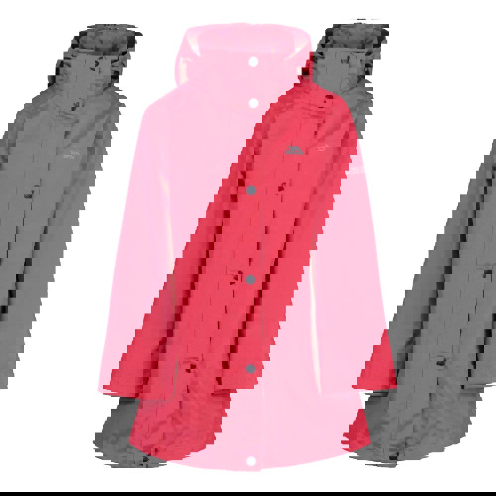Trespass Girls Sentimental Waterproof Jacket - Strawberry