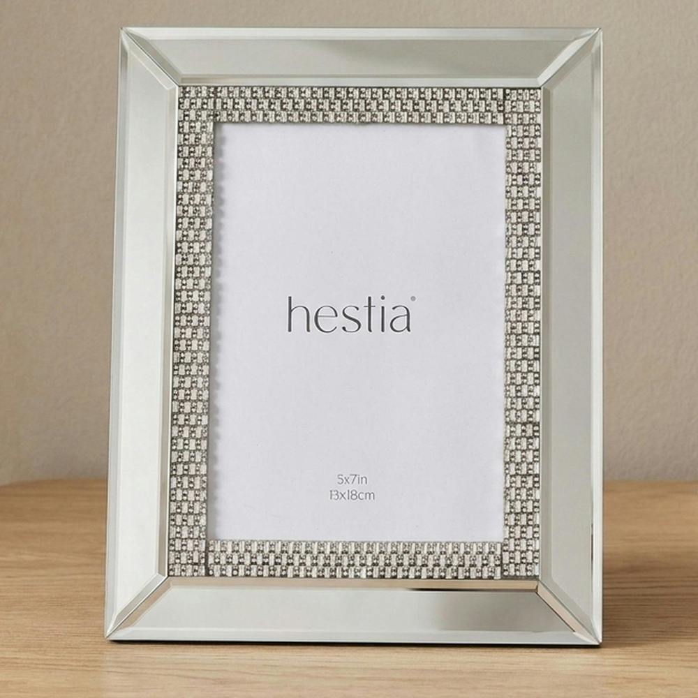 Garden Greatness Sparkling Diamante Glass Photo Frame