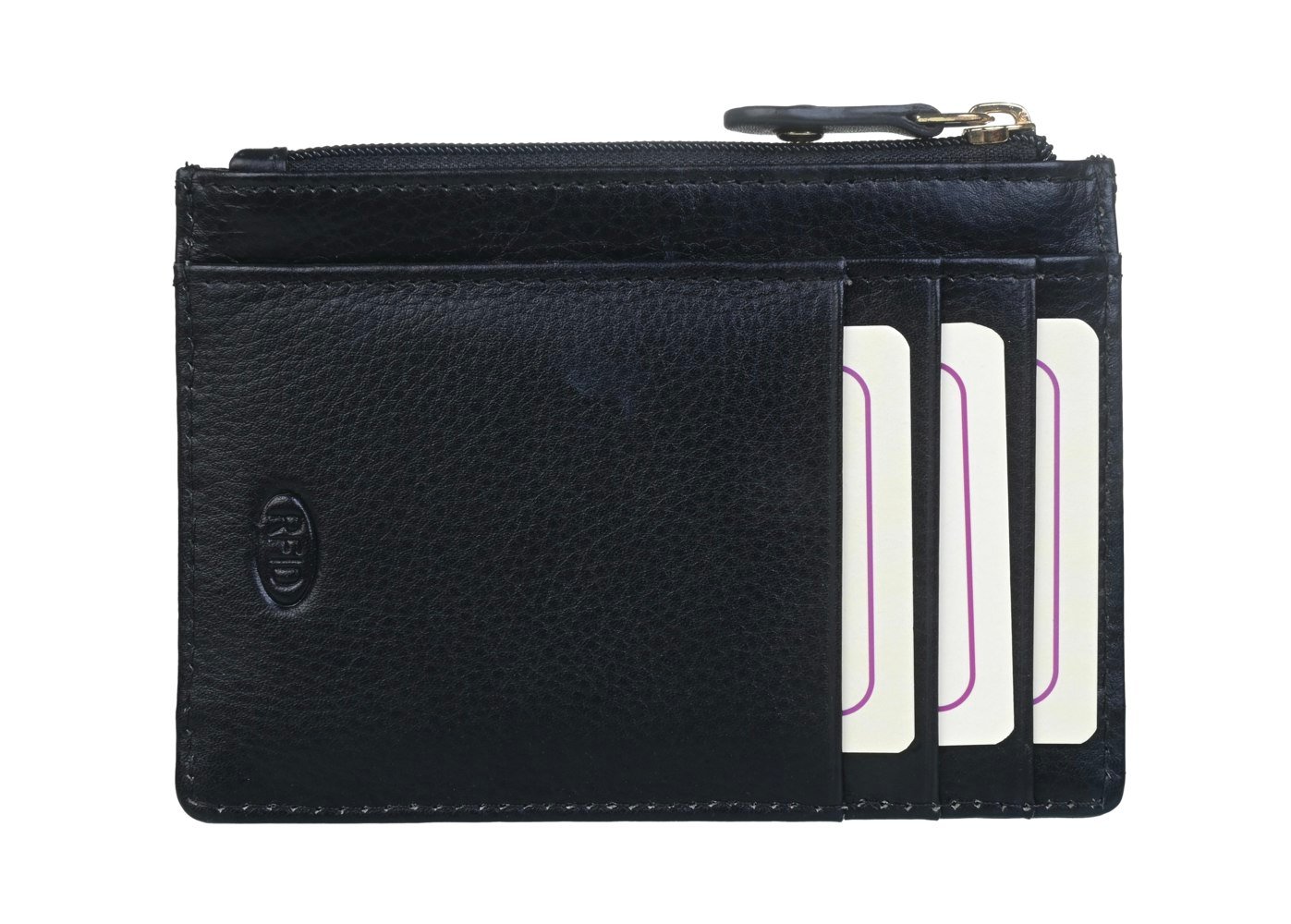 Mala Leather Matrah Leopard RFID Coin & Card Purse