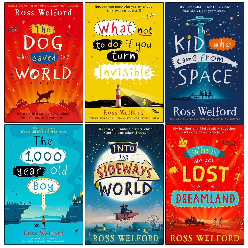 Ross Welford 6 Book Set The Dog Who Saved the World, The 1,000-Year-Old Boy & More