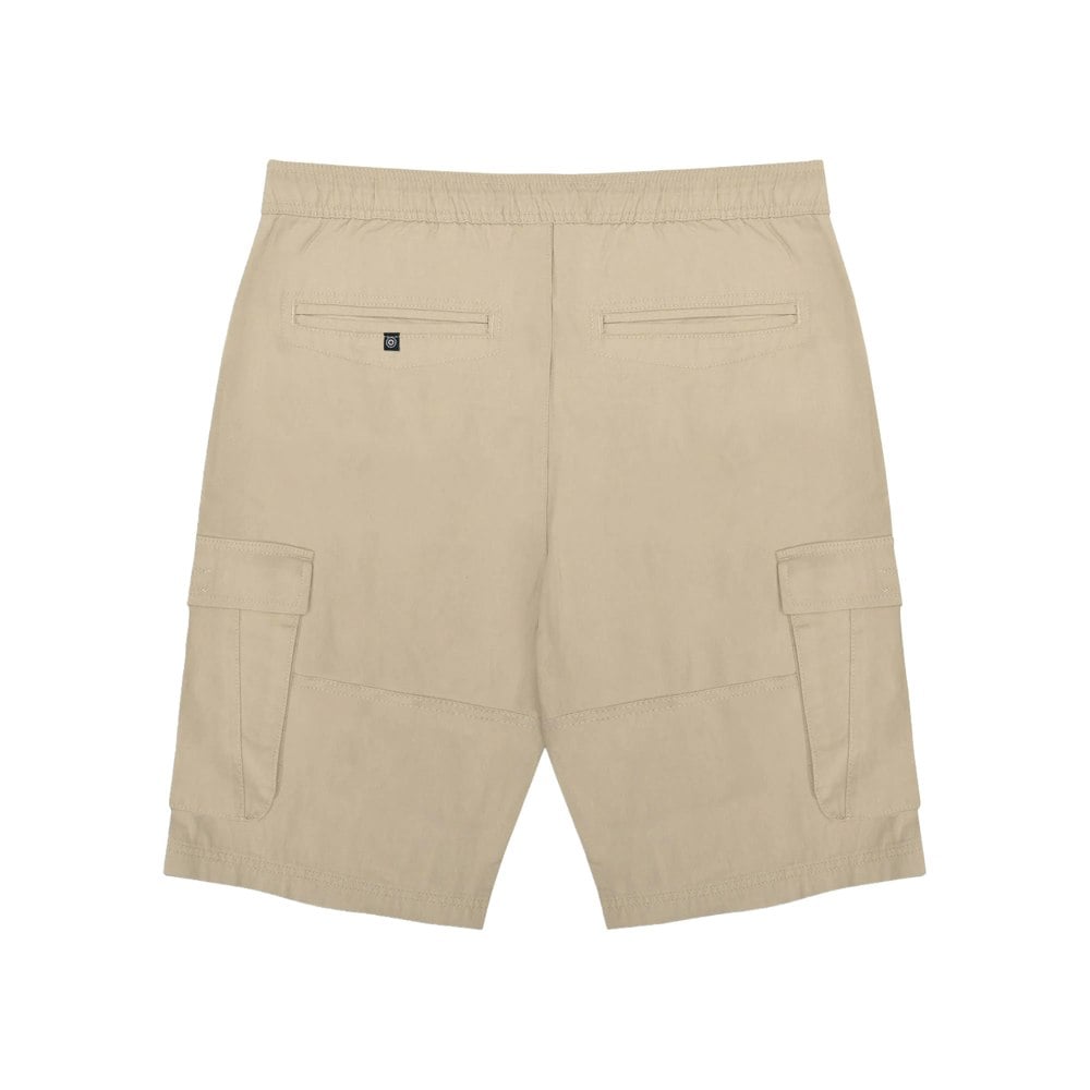 Lambretta Mens Utility SS25 Cargo Shorts - Stone