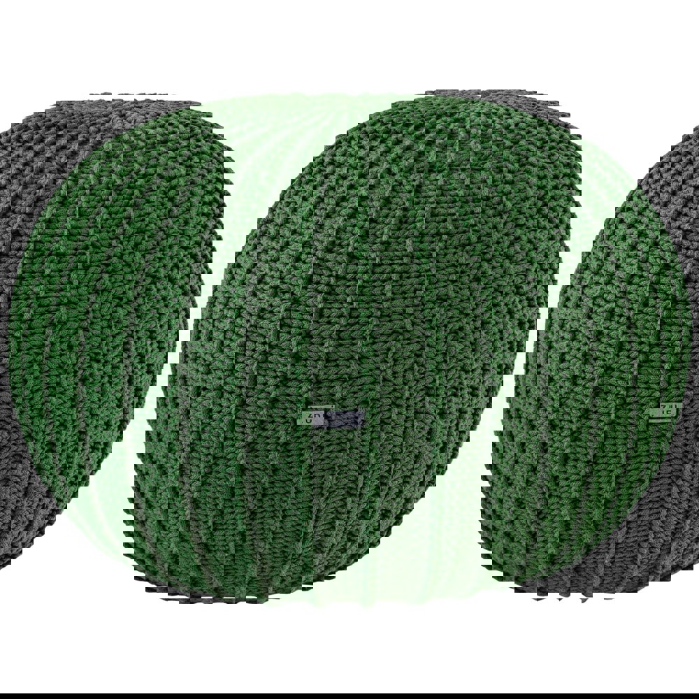 Zuri House Knitted pouffe, Large | AVOCADO