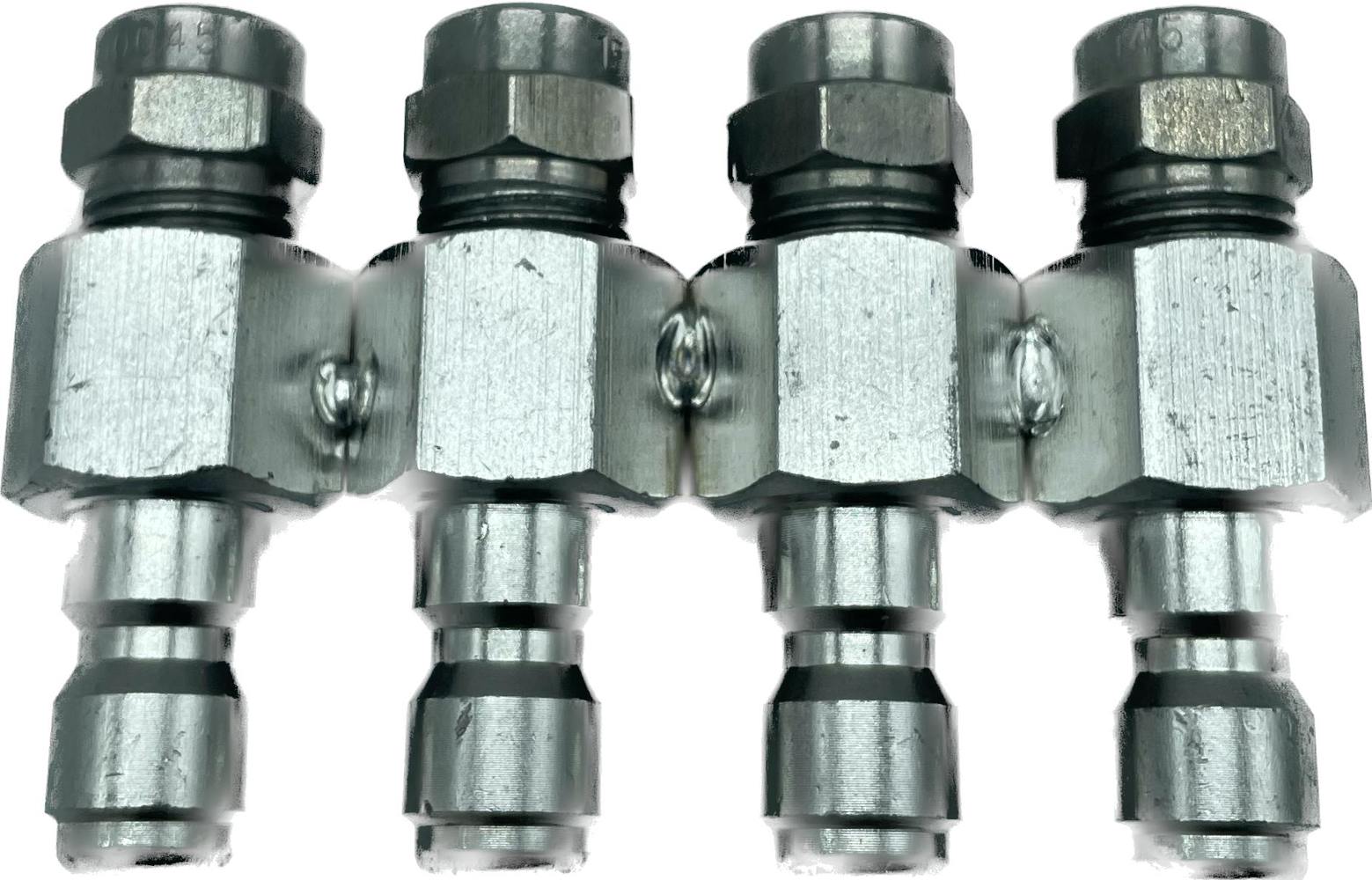 Equip2clean Quick release J-Rod Nozzle Holder 045 - Stainless Steel (Quad Jet)