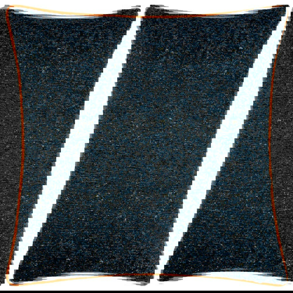Paoletti Chenille Piped Cushion Cover - Navy