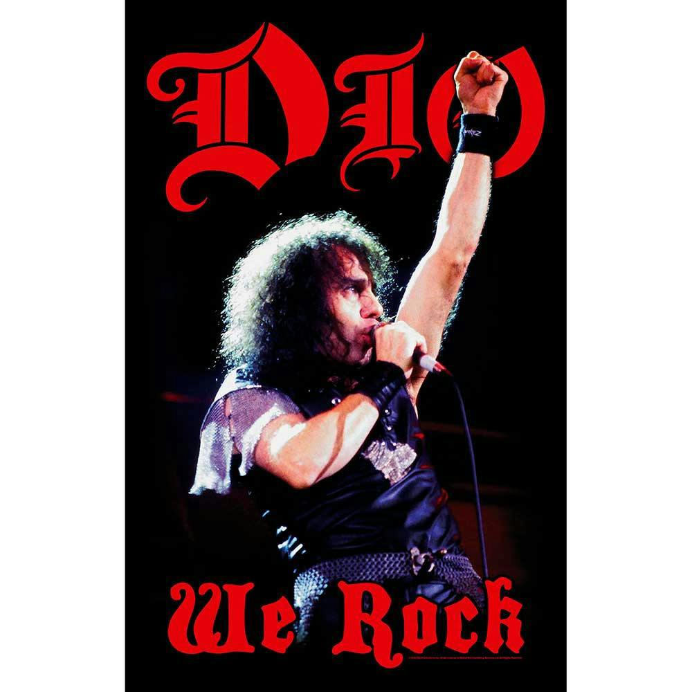 Paradiso Clothing Dio We Rock Textile Poster