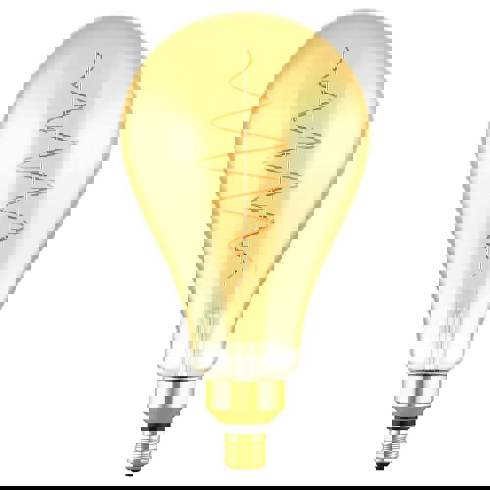 Nordlux Deco E27 | PS160 Spiral | Dim | 2200 Kelvin | 600 Lumen | Light Bulb | Gold colour